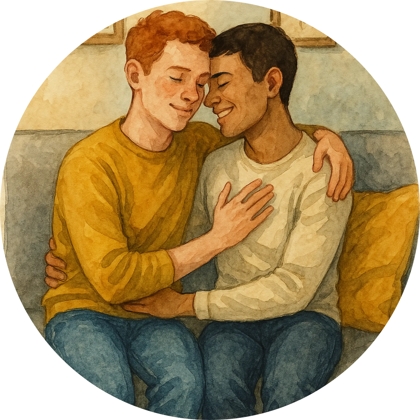 Tortenaufleger Romantik – Essbares Fondantbild (Erwachsene, rund ∅ 20 cm) - Tisch&Torte