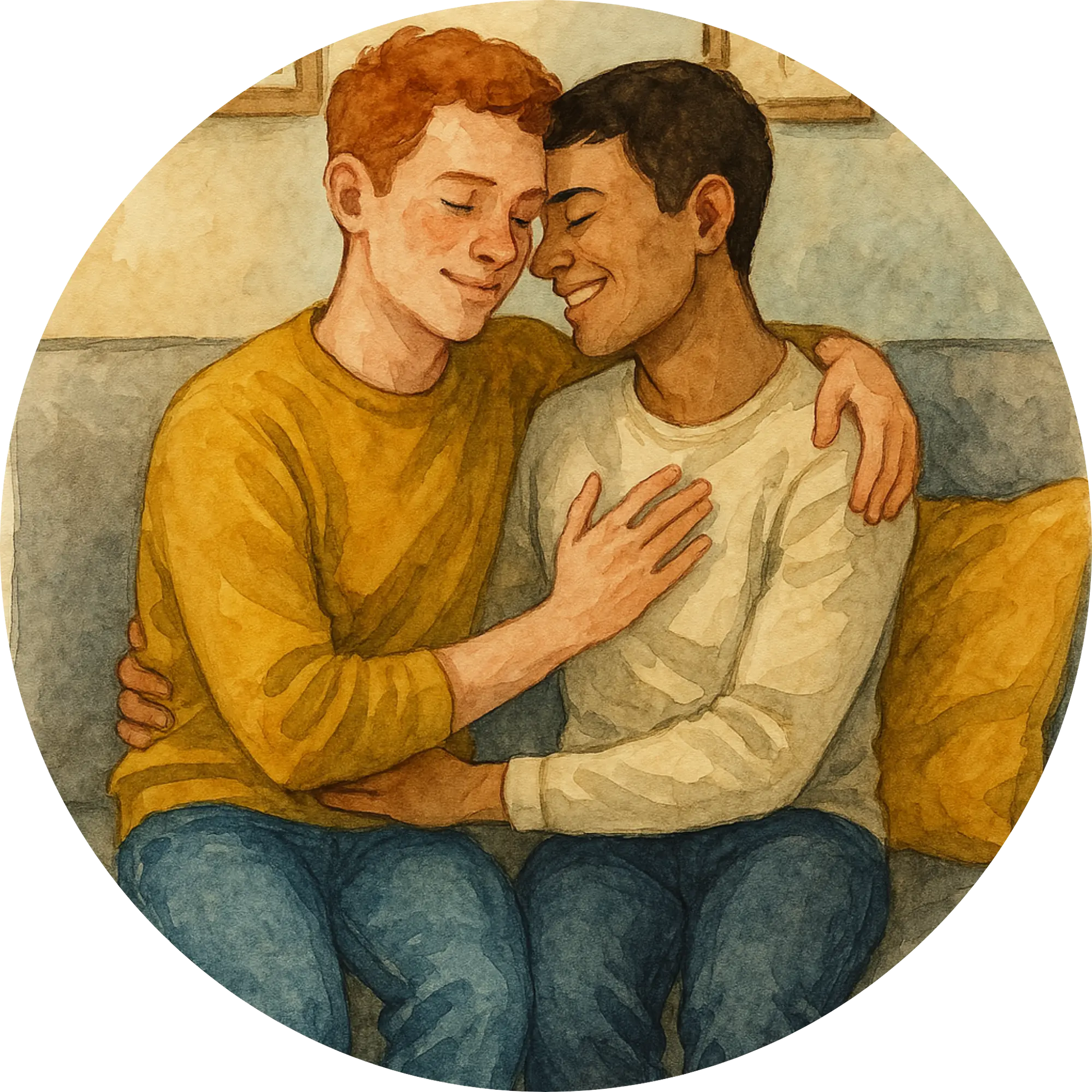 Tortenaufleger Romantik – Essbares Fondantbild (Erwachsene, rund ∅ 20 cm) - Tisch&Torte