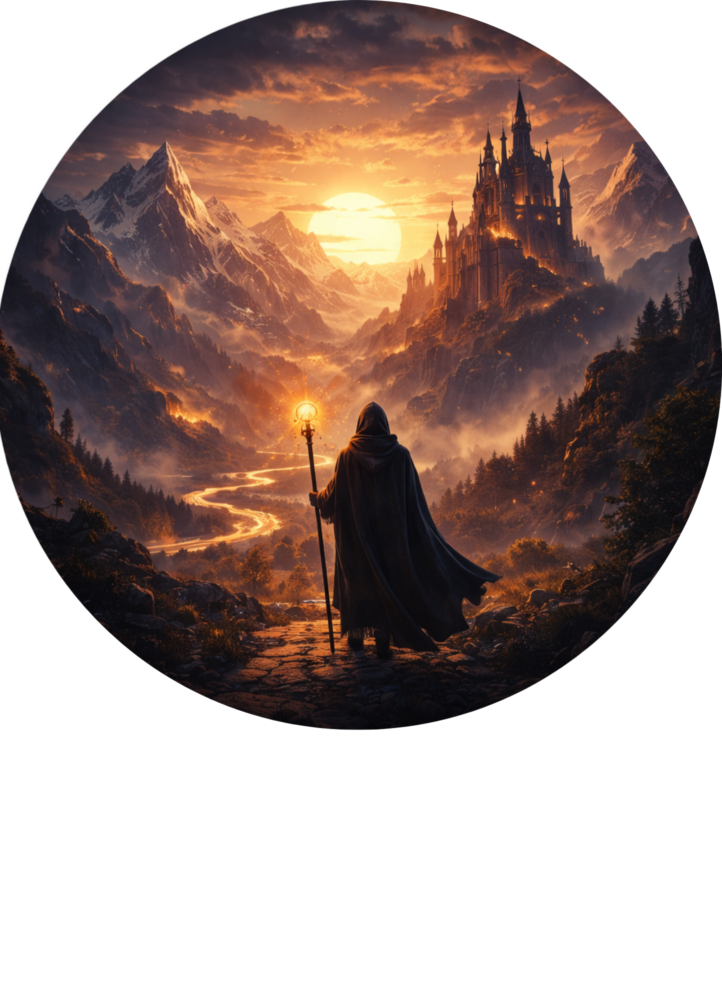 Tortenaufleger „Filmwelten“, Kino-inspirierte Tortenaufleger – Essbares Fondantbild (rund ∅ 20 cm) Mein Shop