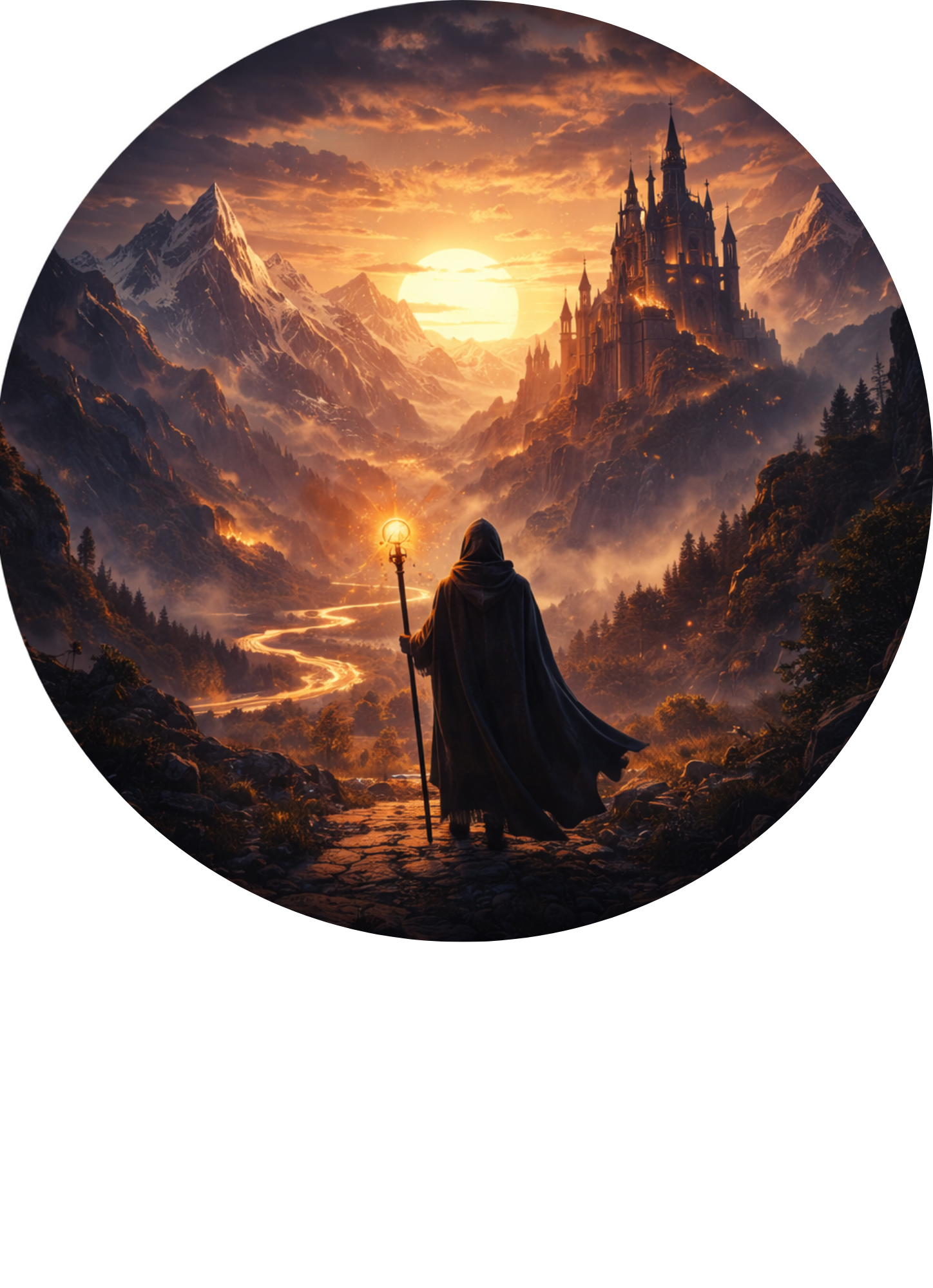 Tortenaufleger „Filmwelten“, Kino-inspirierte Tortenaufleger – Essbares Fondantbild (rund ∅ 20 cm) Mein Shop