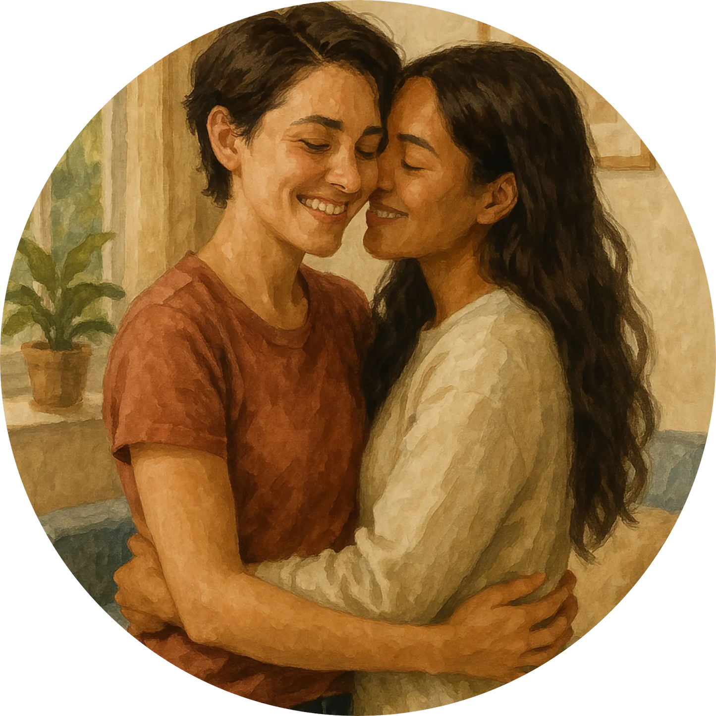 Tortenaufleger Romantik – Essbares Fondantbild (Erwachsene, rund ∅ 20 cm) - Tisch&Torte