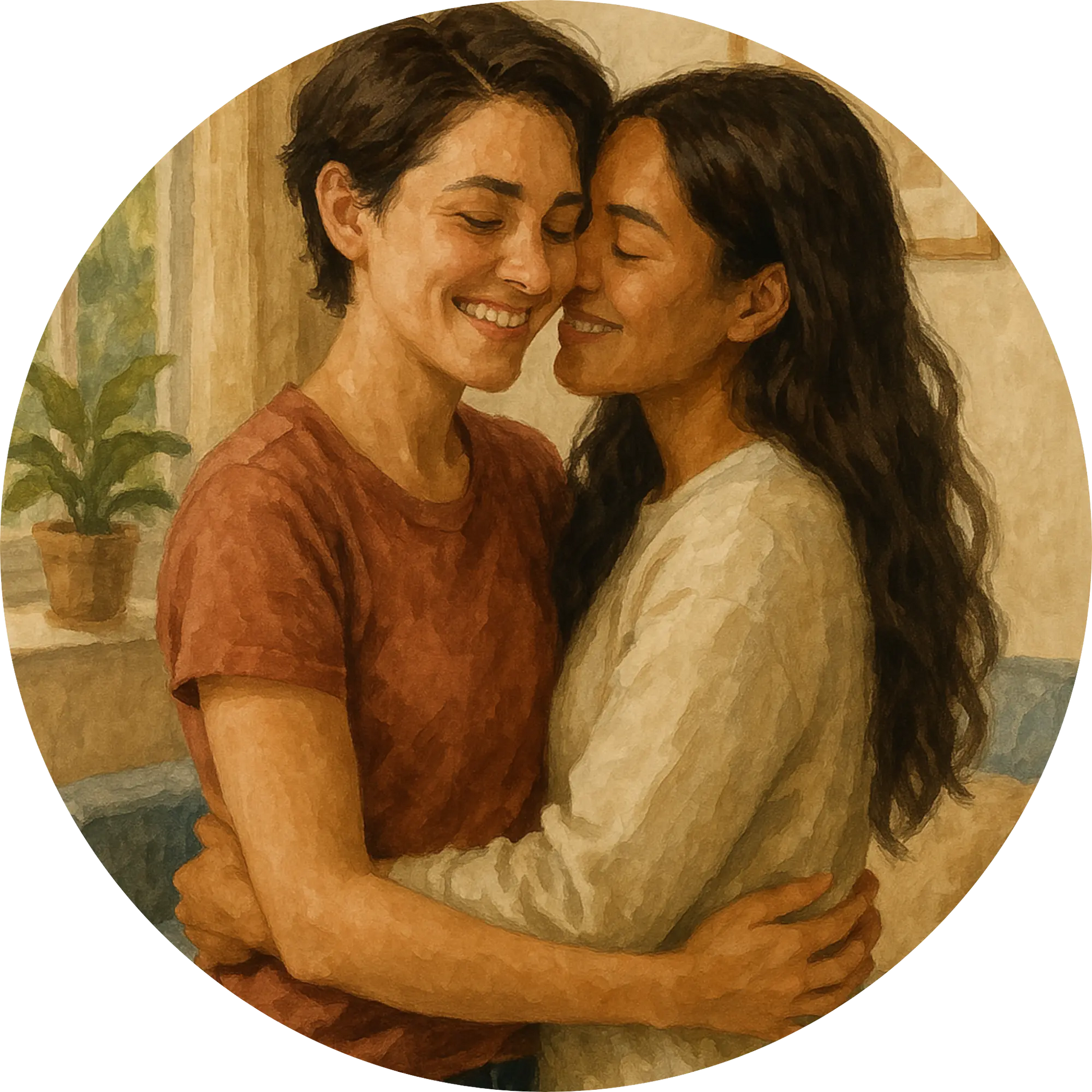 Tortenaufleger Romantik – Essbares Fondantbild (Erwachsene, rund ∅ 20 cm) - Tisch&Torte