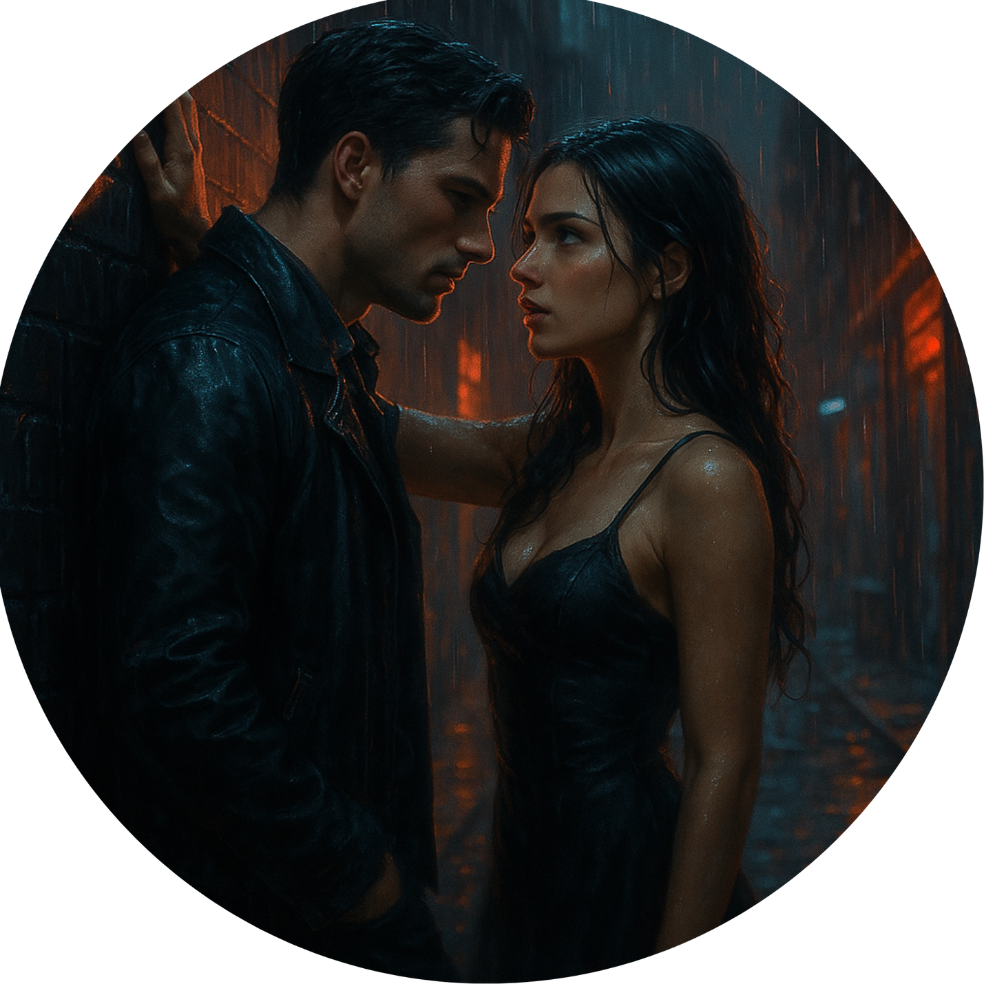 Tortenaufleger "Dark Romance & BookTok" – Essbares Fondantbild (rund ∅ 20 cm) Mein Shop