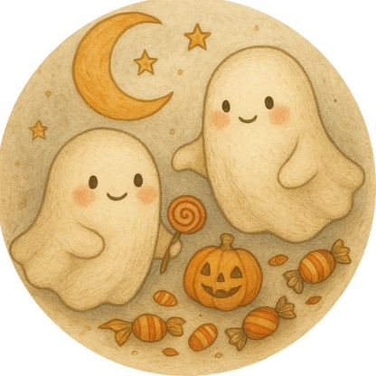 Tortenaufleger Halloween – Essbares Fondantbild (rund ∅ 20 cm) Mein Shop