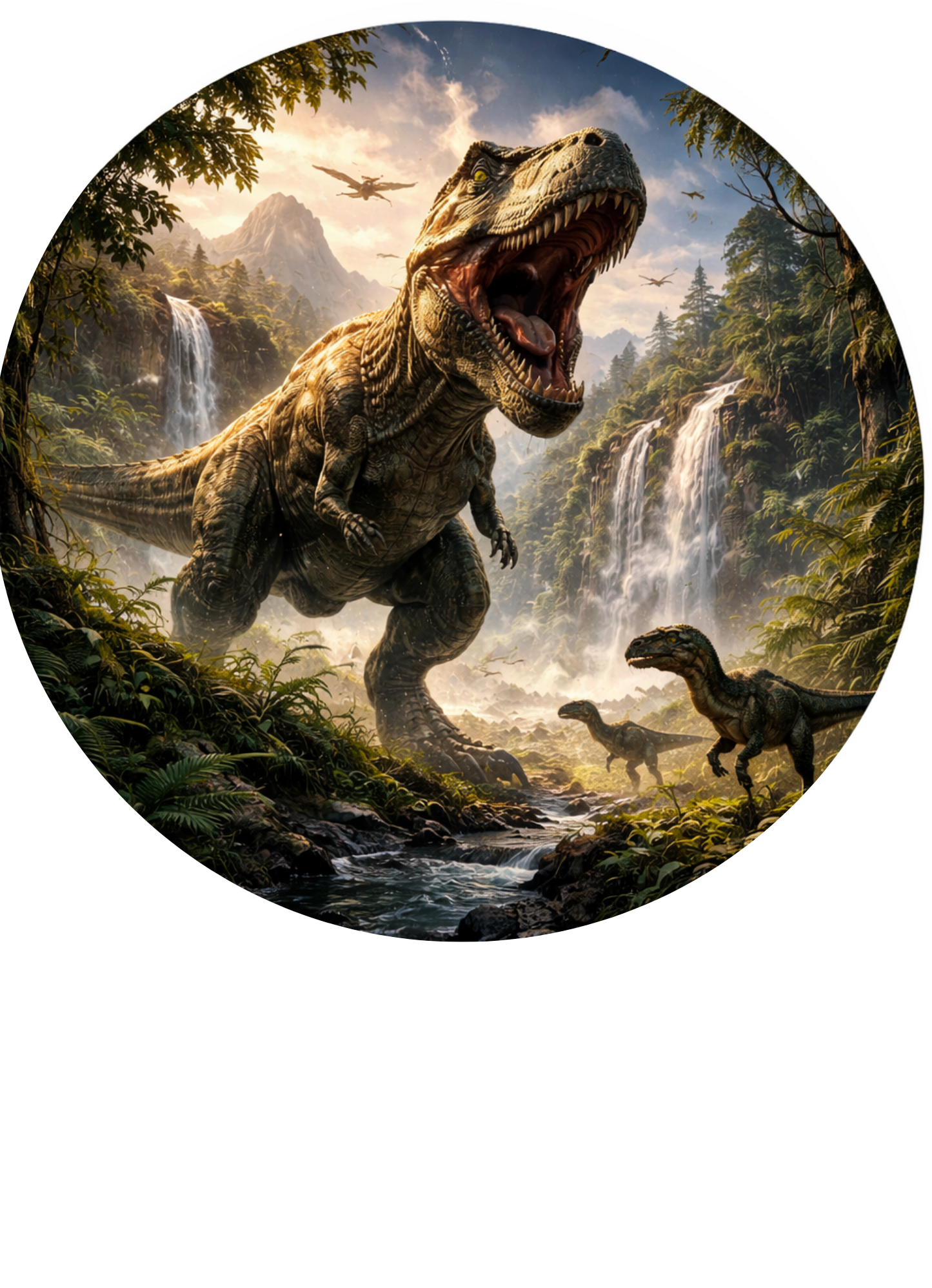 Tortenaufleger „Filmwelten“, Kino-inspirierte Tortenaufleger – Essbares Fondantbild (rund ∅ 20 cm) Mein Shop