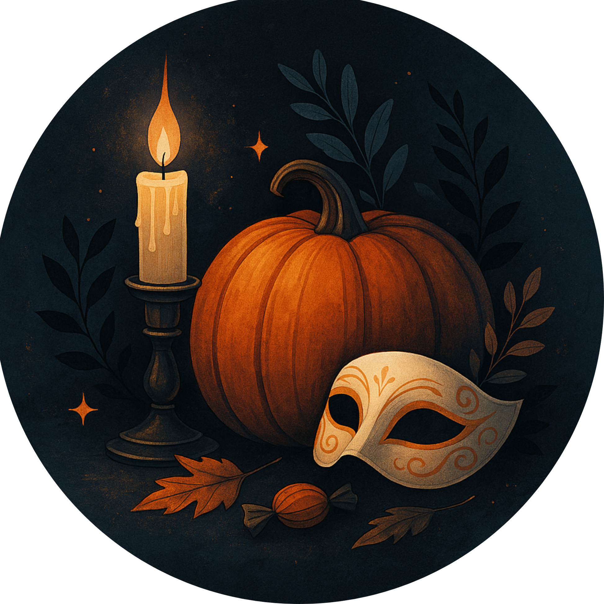 Tortenaufleger Halloween – Essbares Fondantbild (rund ∅ 20 cm) Mein Shop