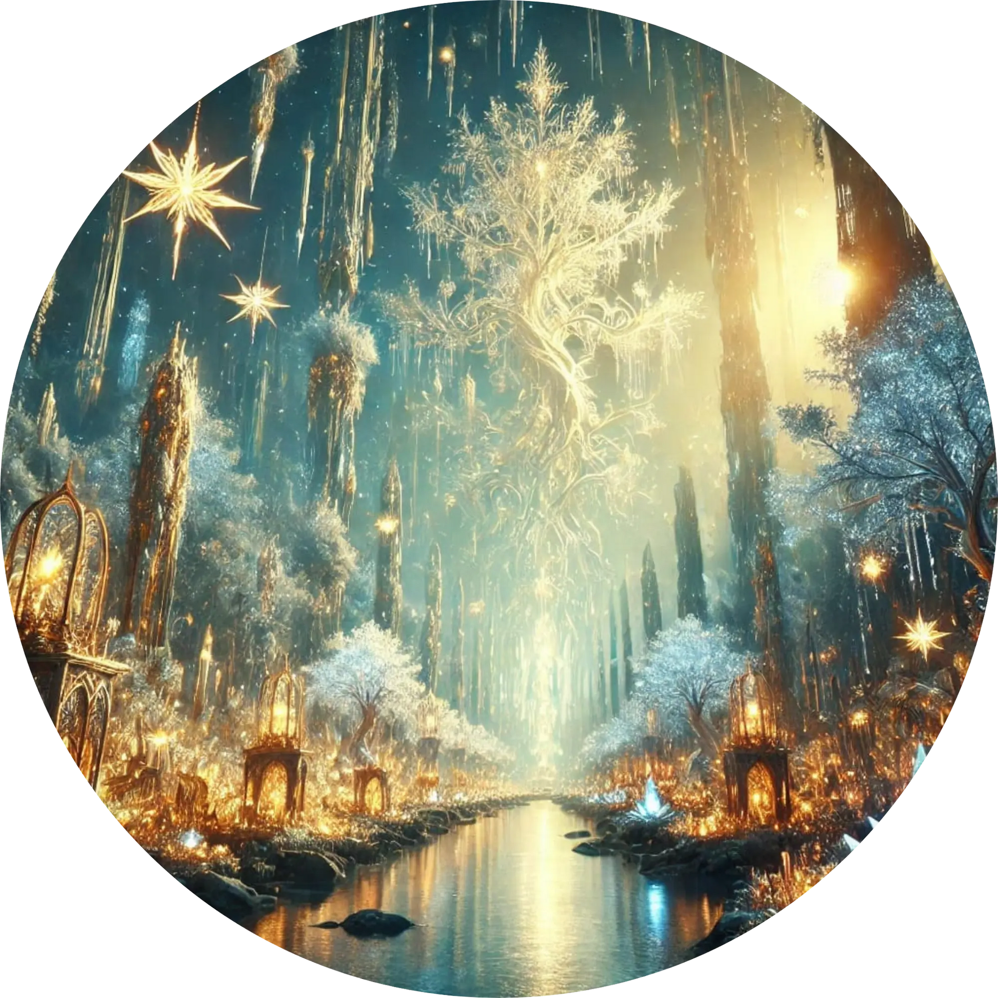 Tortenaufleger Nordische Mythologie – Essbares Fondantbild (Erwachsene, rund ∅ 20 cm) - Tisch&Torte