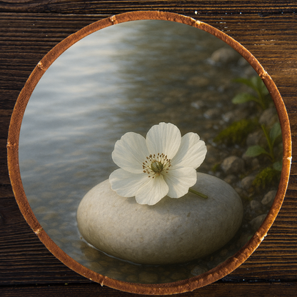 Tortenaufleger „Trauer & Erinnerung“ – Essbares Fondantbild (rund ∅ 20 cm) Mein Shop