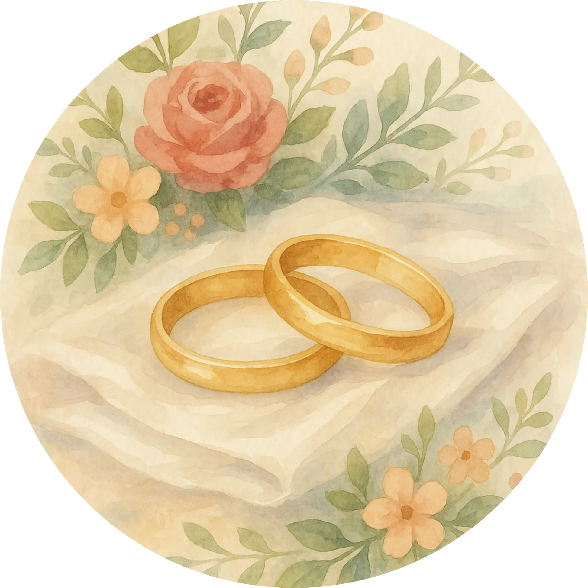 Tortenaufleger Hochzeit, Verlobung & zum Hochzeitstag – Essbares Fondantbild (Erwachsene, rund ∅ 20 cm) - Tisch&Torte