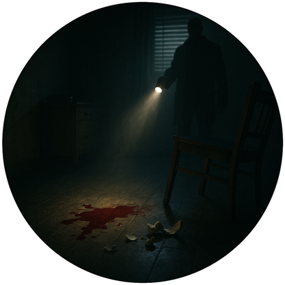 Tortenaufleger „True Crime & Crime“ – Essbares Fondantbild (rund ∅ 20 cm) Mein Shop