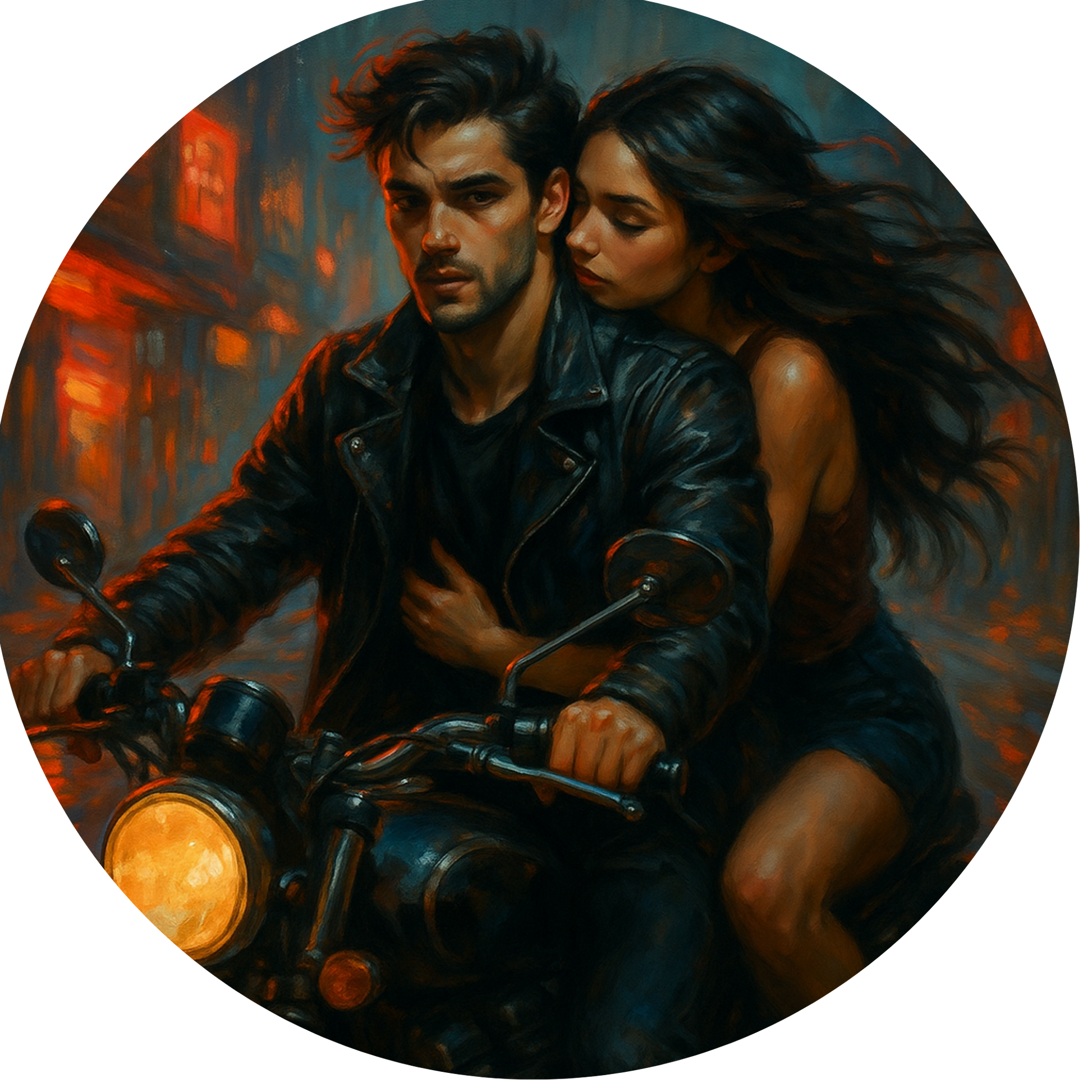 Tortenaufleger "Dark Romance & BookTok" – Essbares Fondantbild (rund ∅ 20 cm) Mein Shop