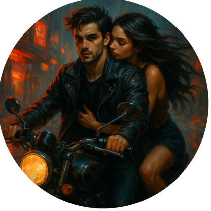 Tortenaufleger "Dark Romance & BookTok" – Essbares Fondantbild (rund ∅ 20 cm) Mein Shop