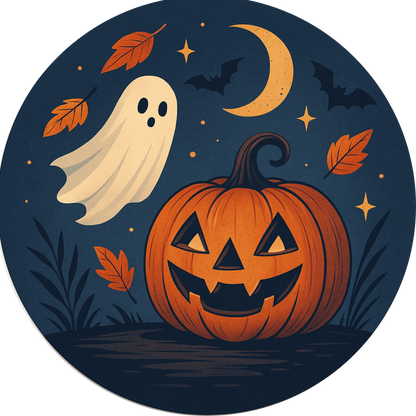 Tortenaufleger Halloween – Essbares Fondantbild (rund ∅ 20 cm) Mein Shop