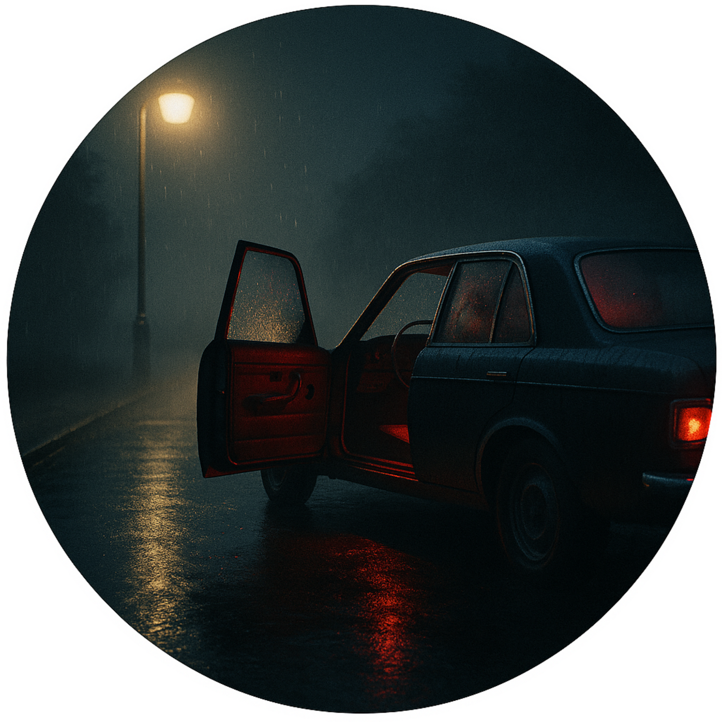 Tortenaufleger „True Crime & Crime“ – Essbares Fondantbild (rund ∅ 20 cm) Mein Shop