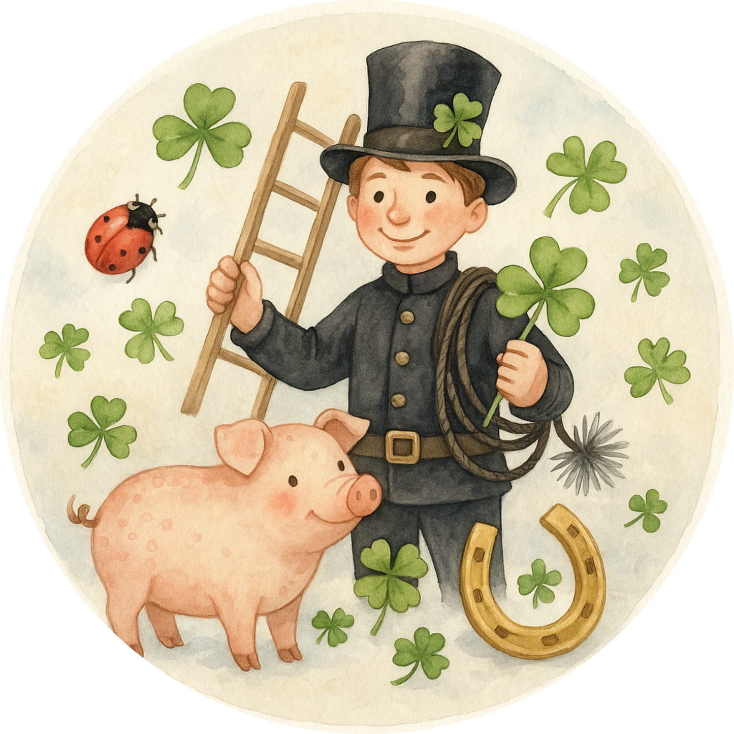 Tortenaufleger „Silvester“ – Essbares Fondantbild (rund ∅ 20 cm) Mein Shop