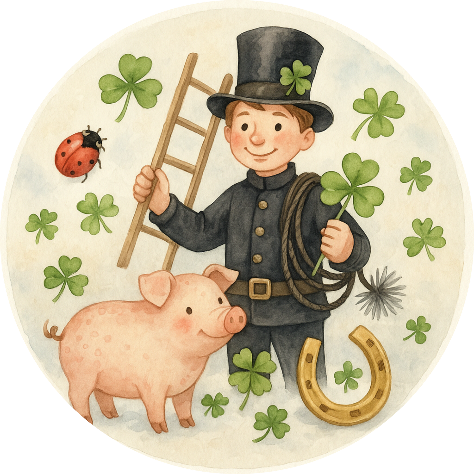 Tortenaufleger „Silvester“ – Essbares Fondantbild (rund ∅ 20 cm) Mein Shop