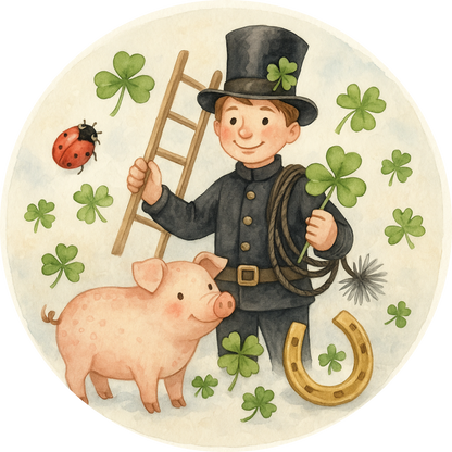 Tortenaufleger „Silvester“ – Essbares Fondantbild (rund ∅ 20 cm) Mein Shop