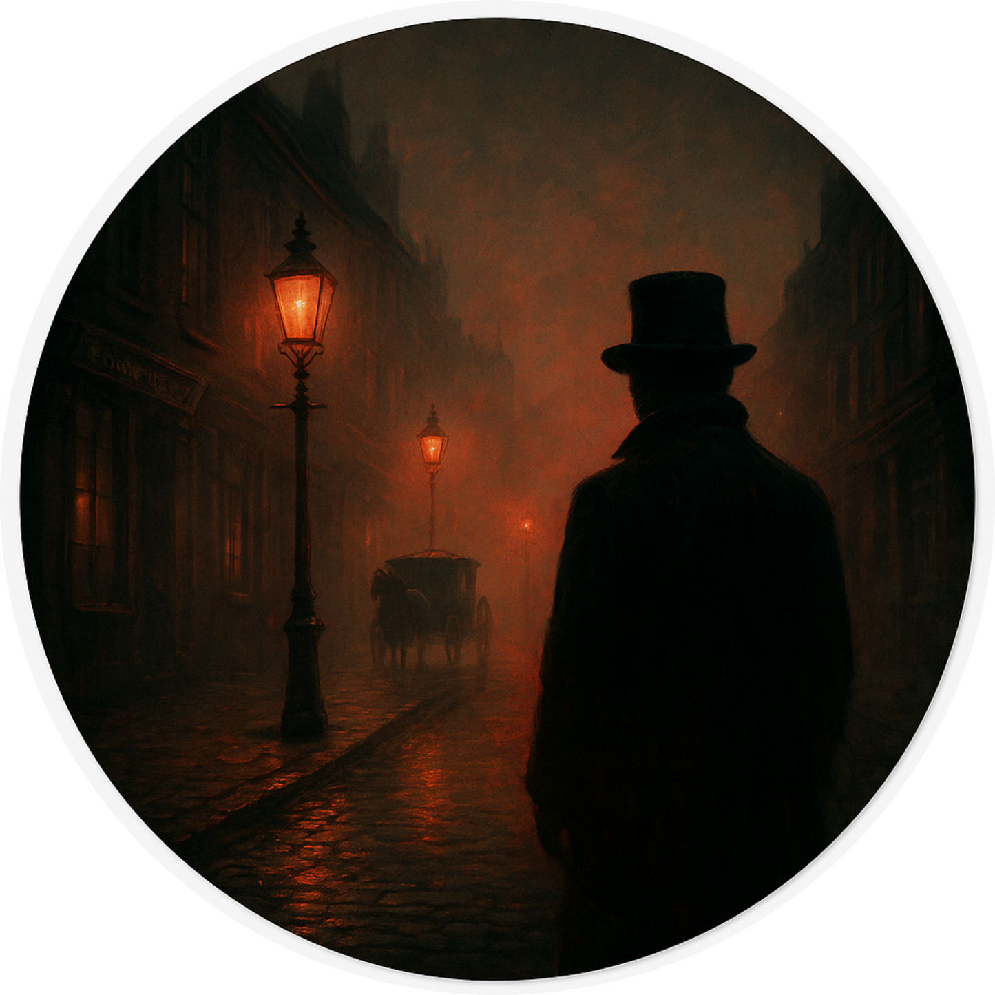 Tortenaufleger „True Crime & Crime“ – Essbares Fondantbild (rund ∅ 20 cm) Mein Shop