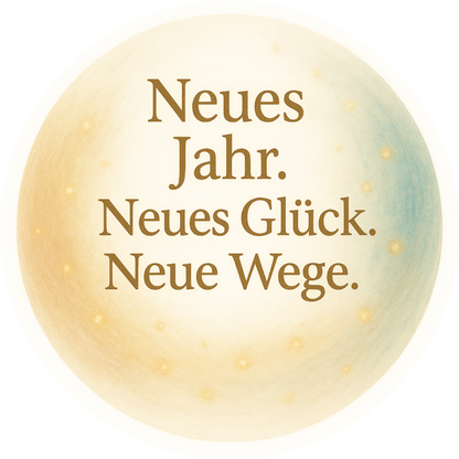 Tortenaufleger „Silvester“ – Essbares Fondantbild (rund ∅ 20 cm) Mein Shop