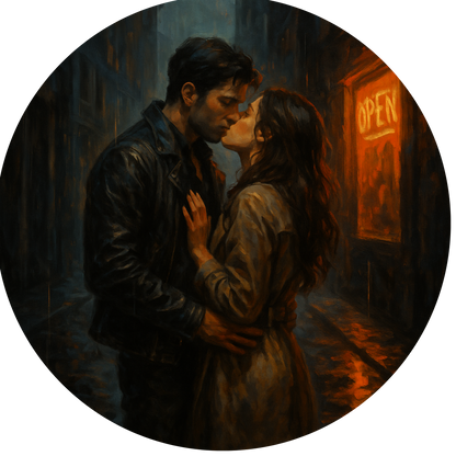 Tortenaufleger "Dark Romance & BookTok" – Essbares Fondantbild (rund ∅ 20 cm) Mein Shop