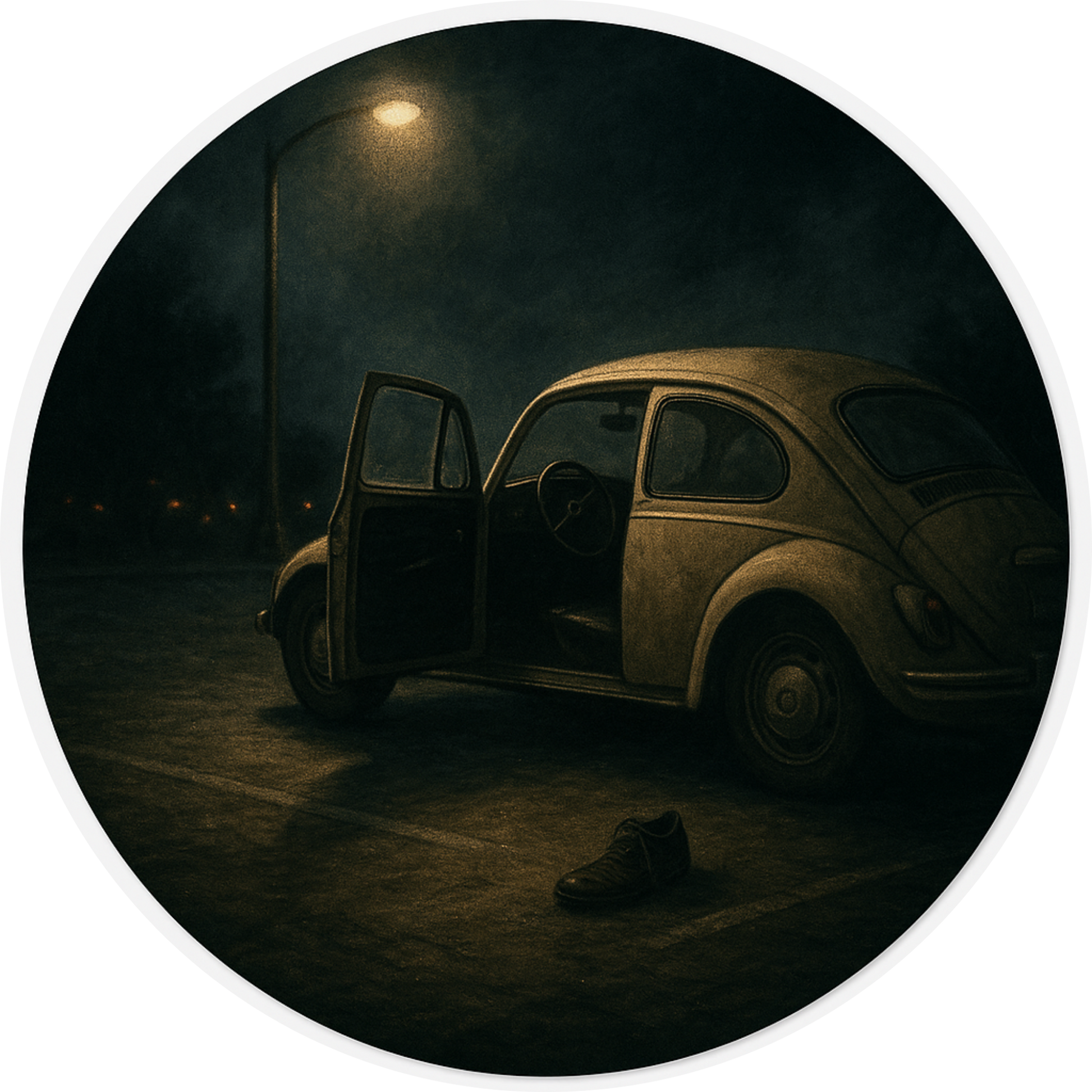 Tortenaufleger „True Crime & Crime“ – Essbares Fondantbild (rund ∅ 20 cm) Mein Shop