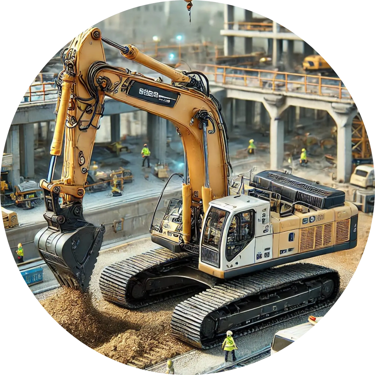 Tortenaufleger Fahrzeuge – Essbares Fondantbild (Kinder & Teenies, rund ∅ 20 cm) - Tisch&Torte