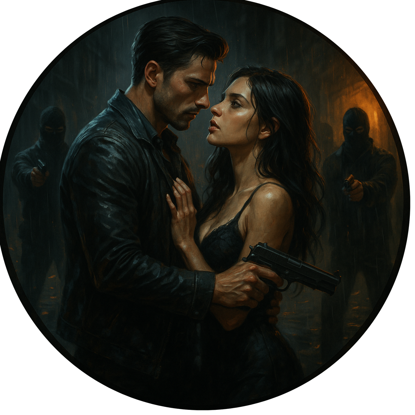 Tortenaufleger "Dark Romance & BookTok" – Essbares Fondantbild (rund ∅ 20 cm) Mein Shop