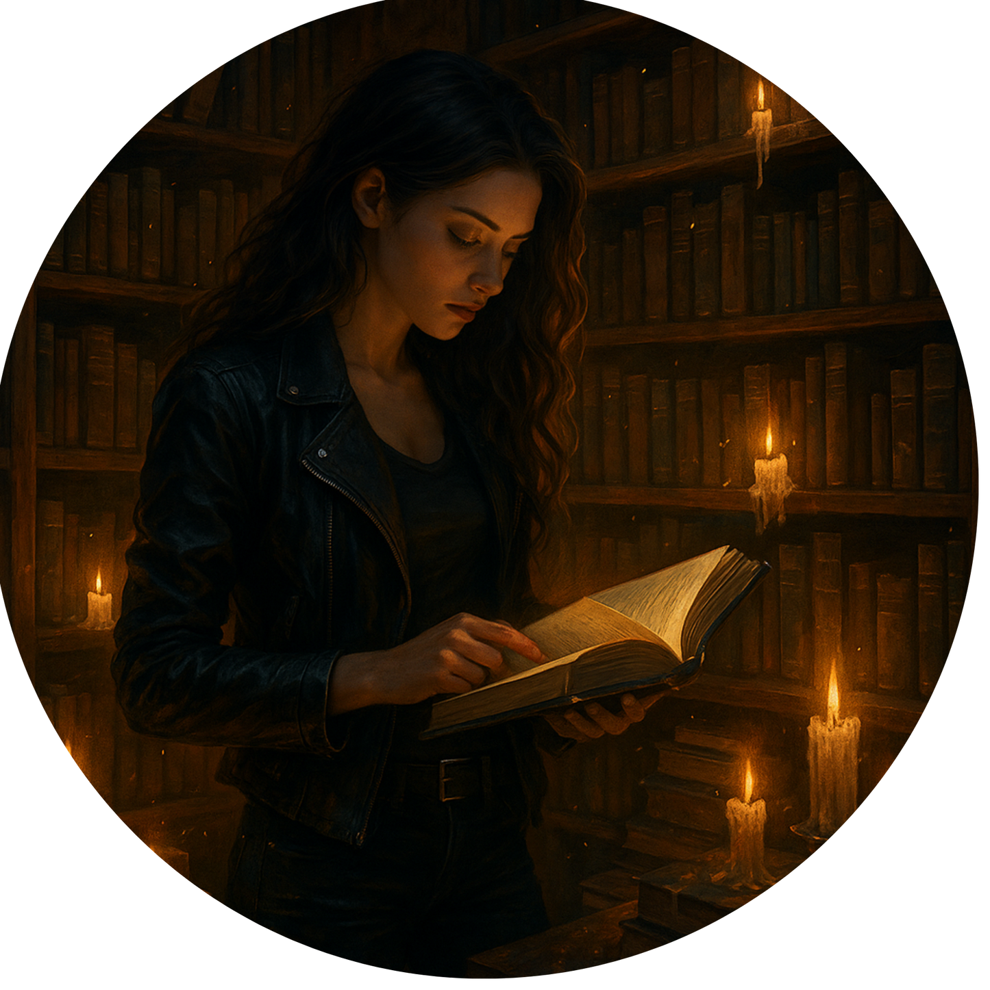 Tortenaufleger "Dark Romance & BookTok" – Essbares Fondantbild (rund ∅ 20 cm) Mein Shop