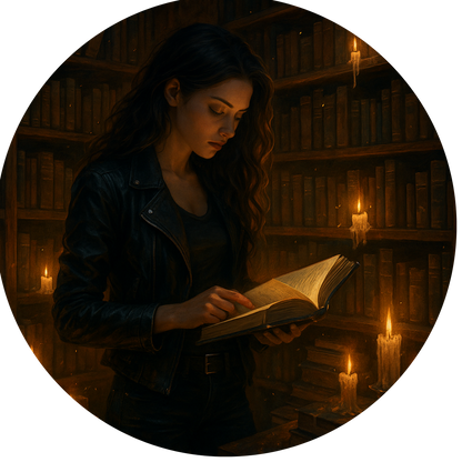 Tortenaufleger "Dark Romance & BookTok" – Essbares Fondantbild (rund ∅ 20 cm) Mein Shop