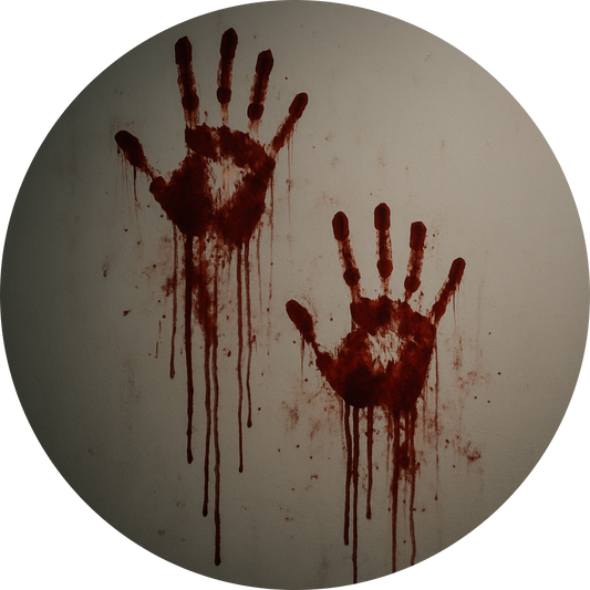 Tortenaufleger „True Crime & Crime“ – Essbares Fondantbild (rund ∅ 20 cm) Mein Shop