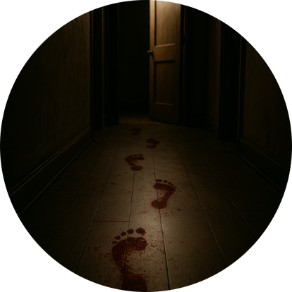 Tortenaufleger „True Crime & Crime“ – Essbares Fondantbild (rund ∅ 20 cm) Mein Shop