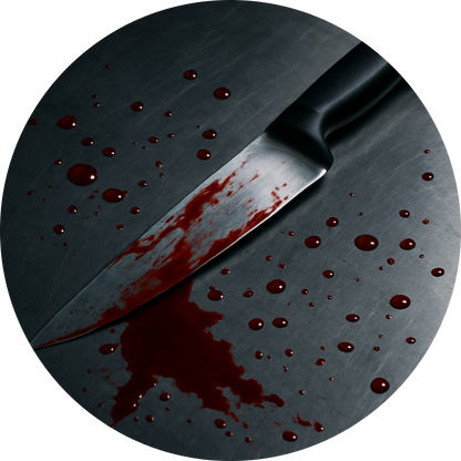 Tortenaufleger „True Crime & Crime“ – Essbares Fondantbild (rund ∅ 20 cm) Mein Shop