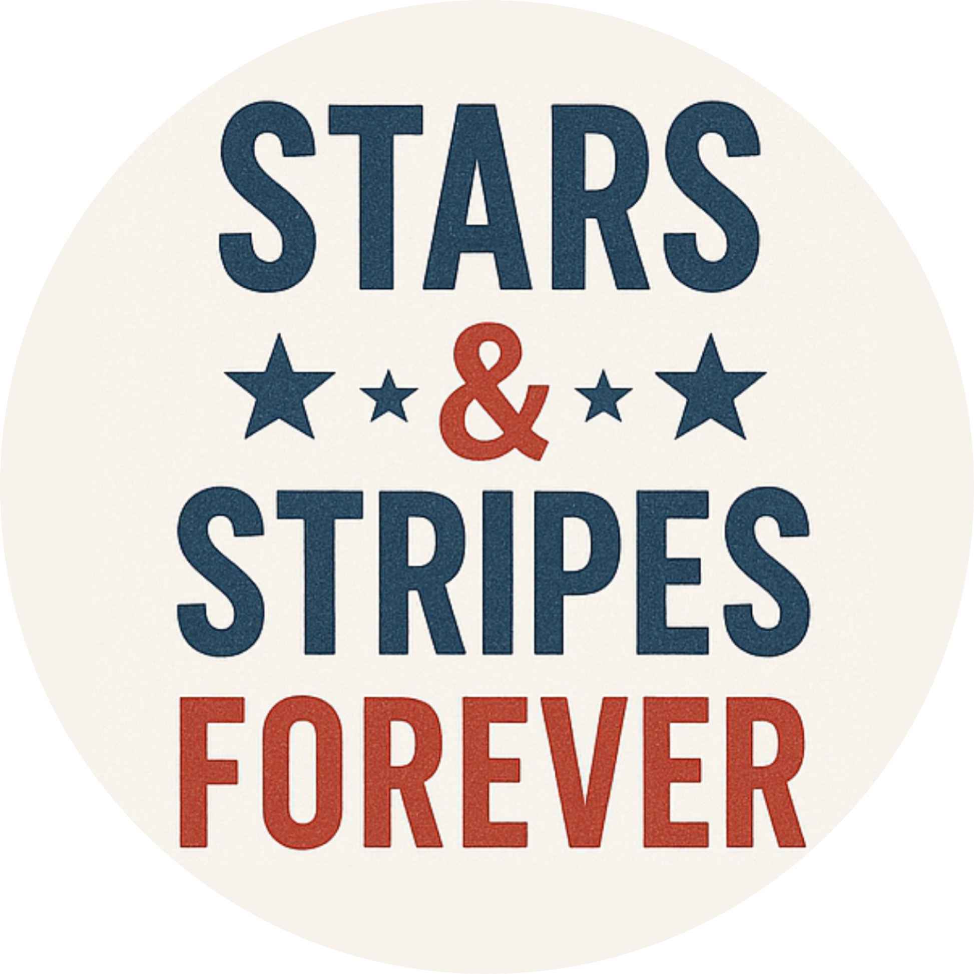 Stars & Stripes Forever in blau und rot