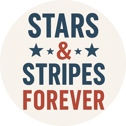 Stars & Stripes Forever in blau und rot