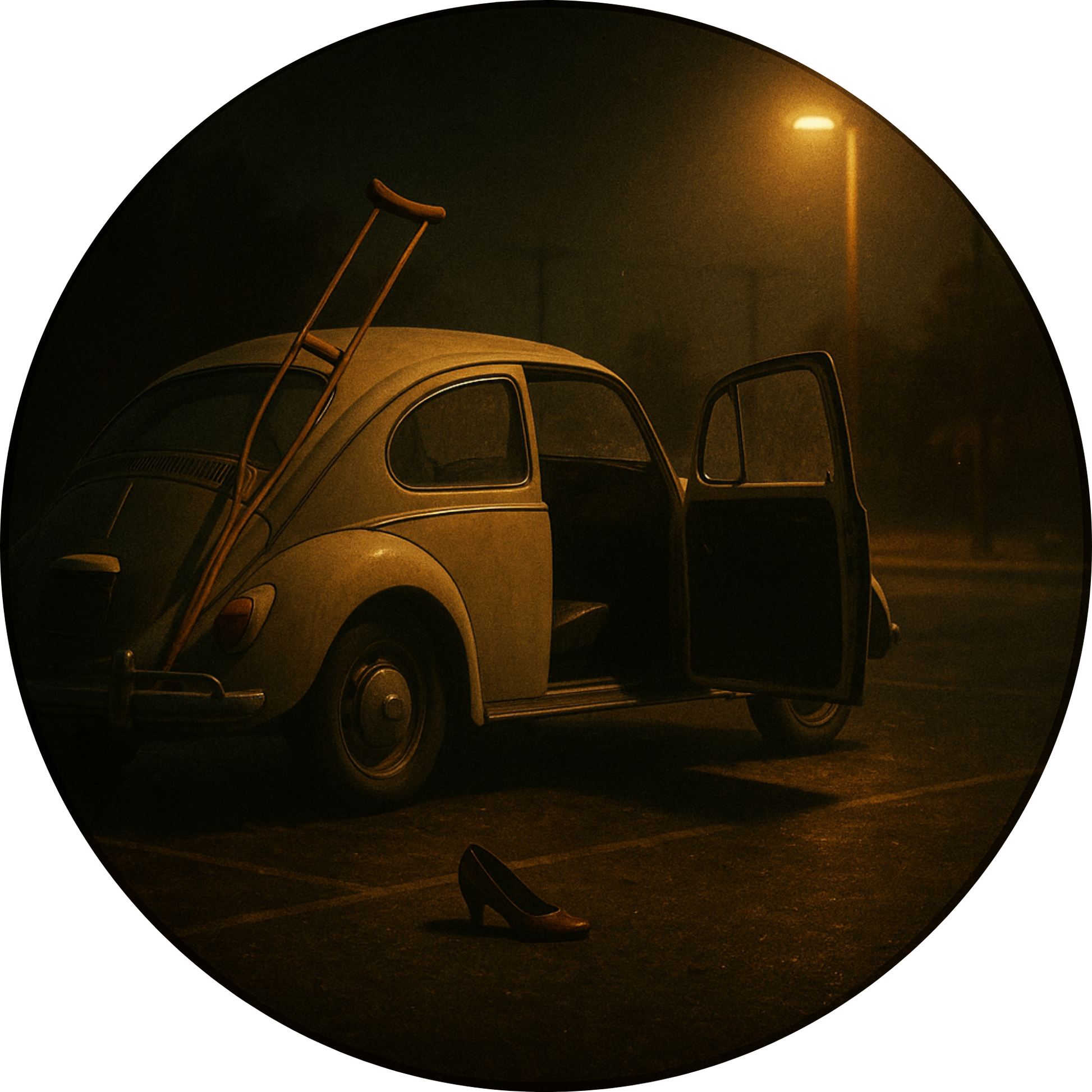 Tortenaufleger „True Crime & Crime“ – Essbares Fondantbild (rund ∅ 20 cm) Mein Shop