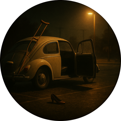 Tortenaufleger „True Crime & Crime“ – Essbares Fondantbild (rund ∅ 20 cm) Mein Shop