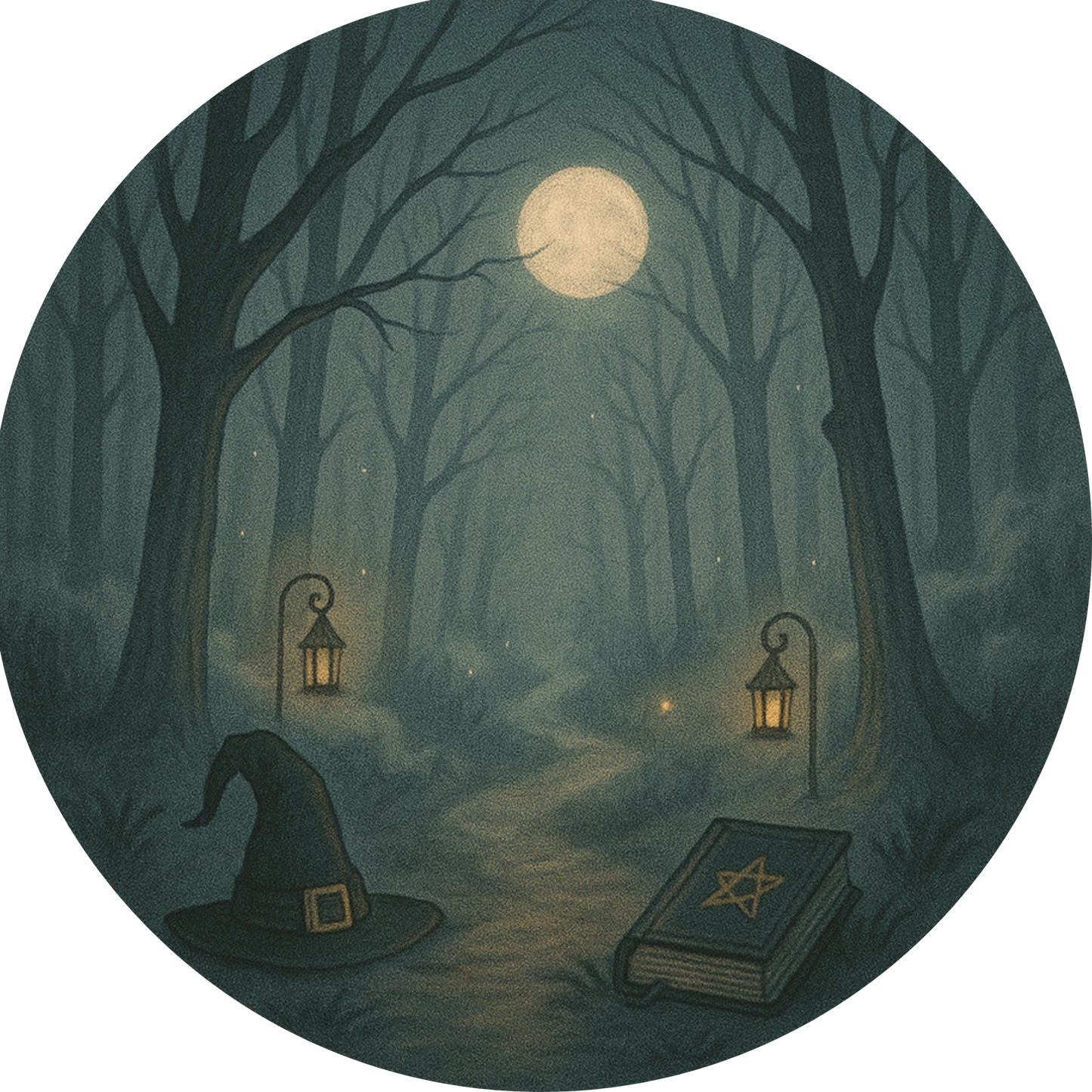 Tortenaufleger Halloween – Essbares Fondantbild (rund ∅ 20 cm) Mein Shop