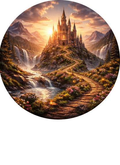 Tortenaufleger „Filmwelten“, Kino-inspirierte Tortenaufleger – Essbares Fondantbild (rund ∅ 20 cm) Mein Shop