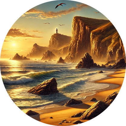 Tortenaufleger Natur & Jahreszeiten – Essbares Fondantbild (Erwachsene, rund ∅ 20 cm) - Tisch&Torte