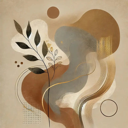 Aquarell-Hintergrund in sanften Braun- und Beigetönen – abstrakt und dezent.