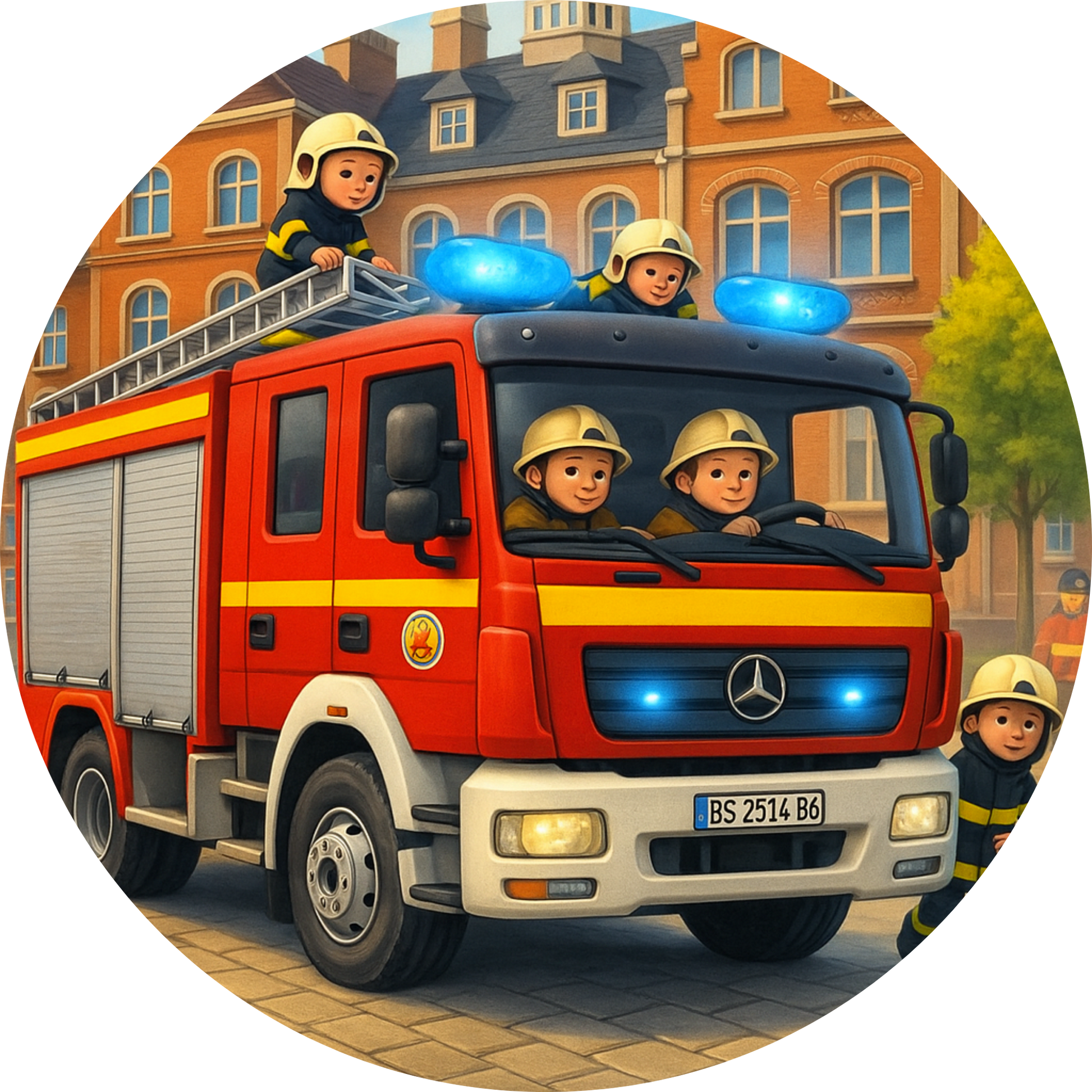 Tortenaufleger Fahrzeuge – Essbares Fondantbild (Kinder & Teenies, rund ∅ 20 cm) Mein Shop