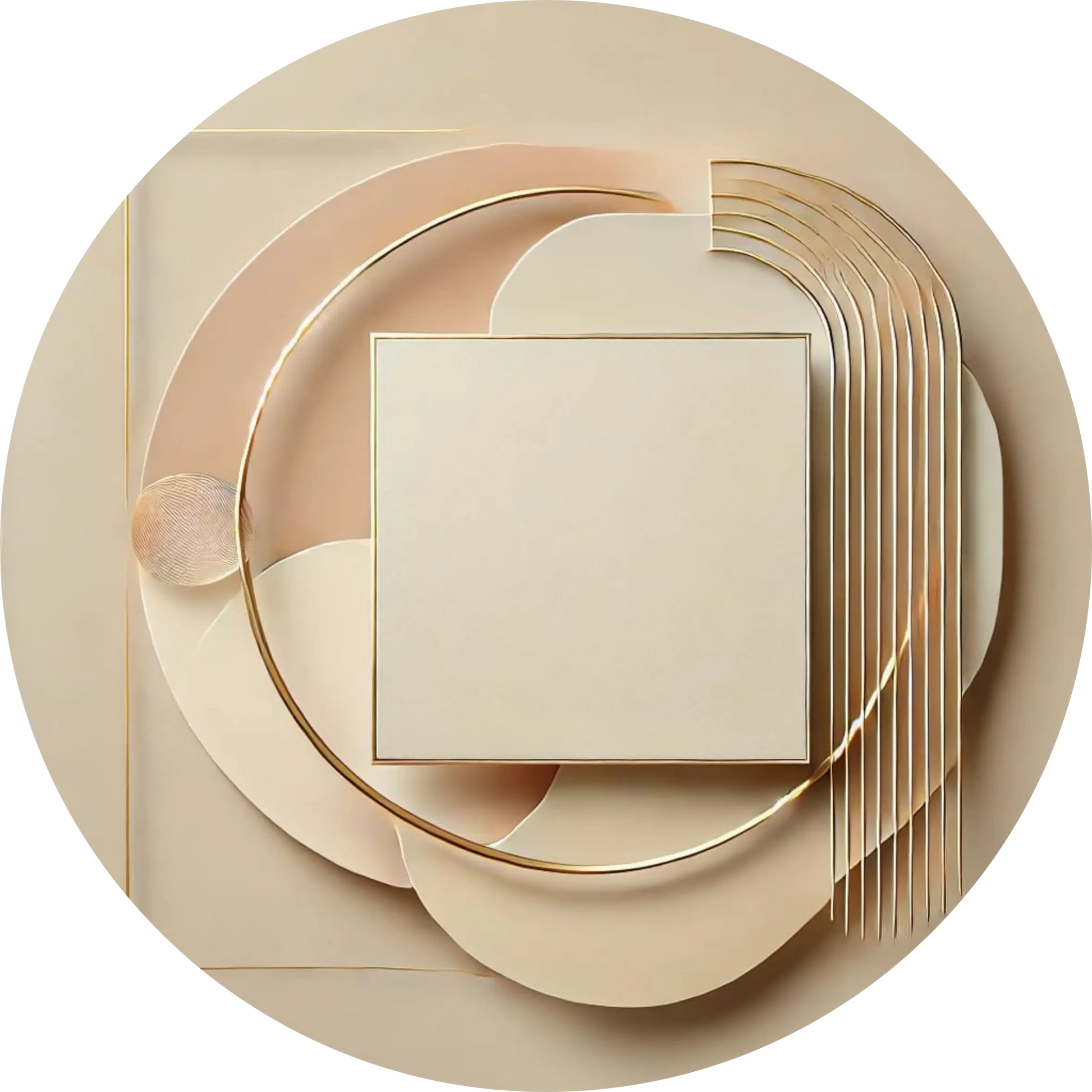 Dunkler Hintergrund mit abstrakter Welle in Gold, Weiß und Blau