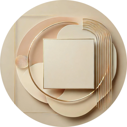 Dunkler Hintergrund mit abstrakter Welle in Gold, Weiß und Blau