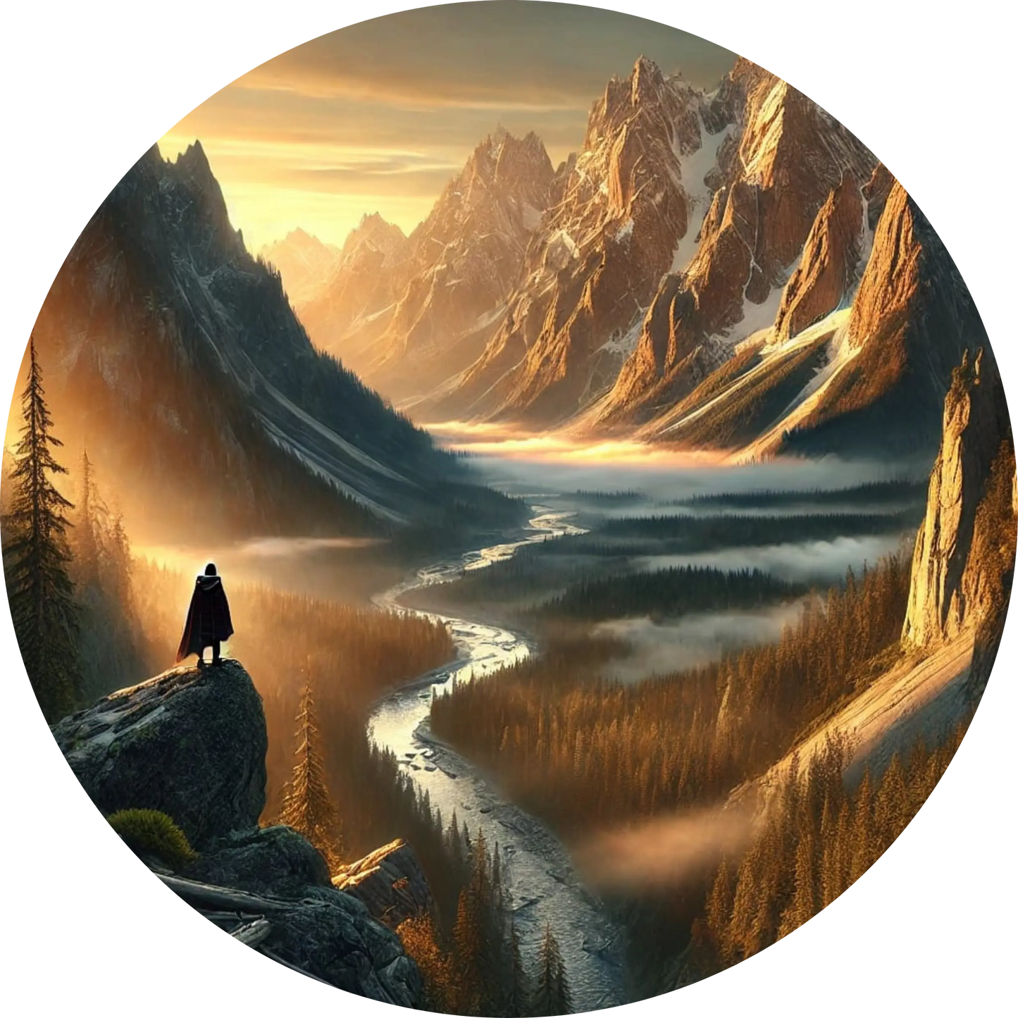 Tortenaufleger Natur & Jahreszeiten – Essbares Fondantbild (Erwachsene, rund ∅ 20 cm) - Tisch&Torte