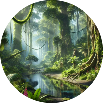 Tortenaufleger Natur & Jahreszeiten – Essbares Fondantbild (Erwachsene, rund ∅ 20 cm) - Tisch&Torte