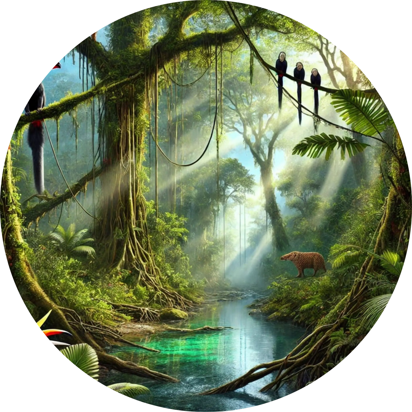 Tortenaufleger Natur & Jahreszeiten – Essbares Fondantbild (Erwachsene, rund ∅ 20 cm) - Tisch&Torte