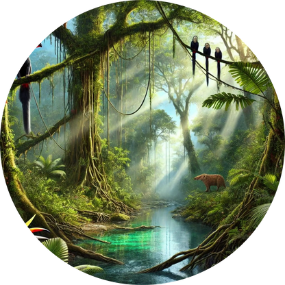 Tortenaufleger Natur & Jahreszeiten – Essbares Fondantbild (Erwachsene, rund ∅ 20 cm) - Tisch&Torte