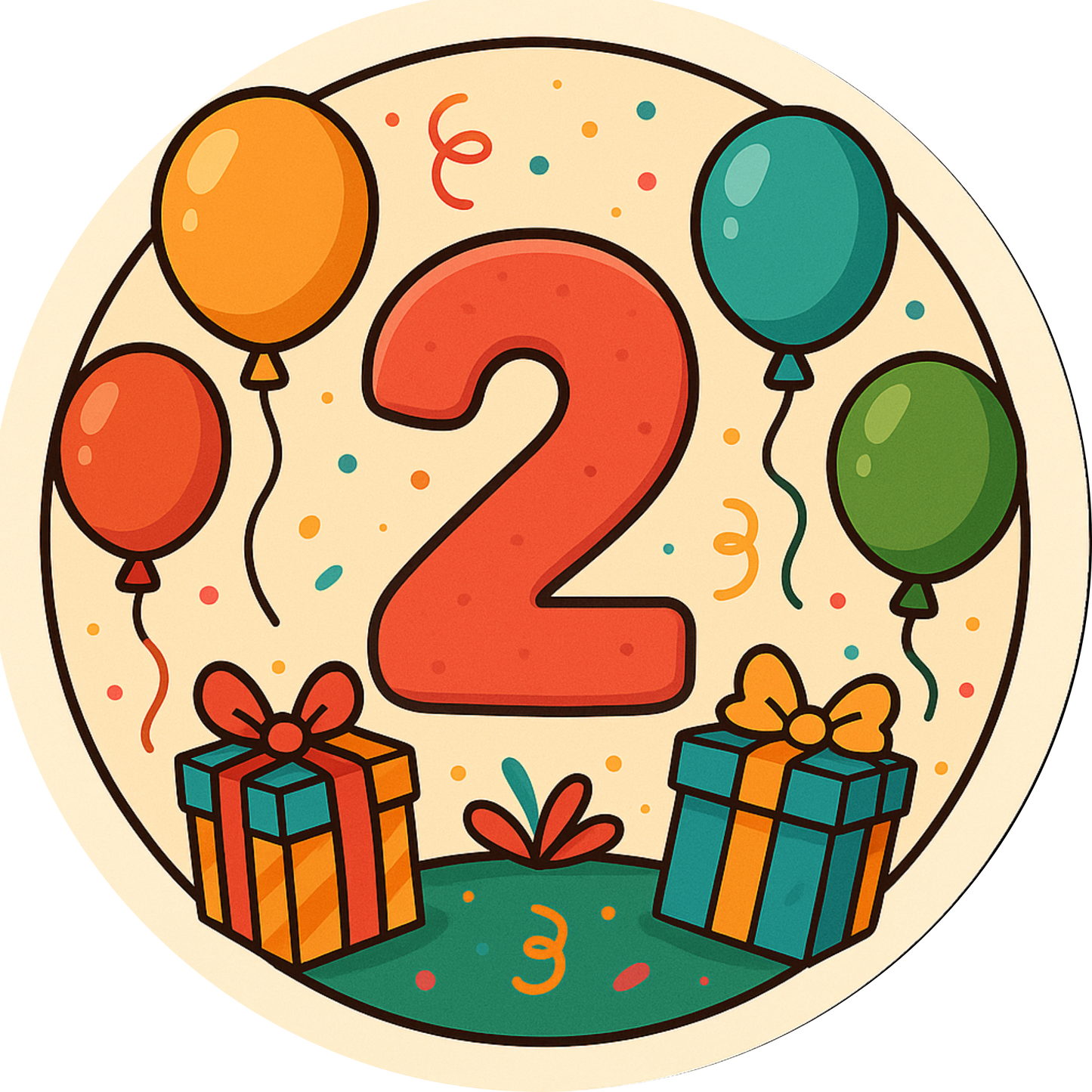 Tortenaufleger Kindergeburtstag-Motive – Essbares Fondantbild (Kinder & Teenies, rund ∅ 20 cm) Tisch&Torte