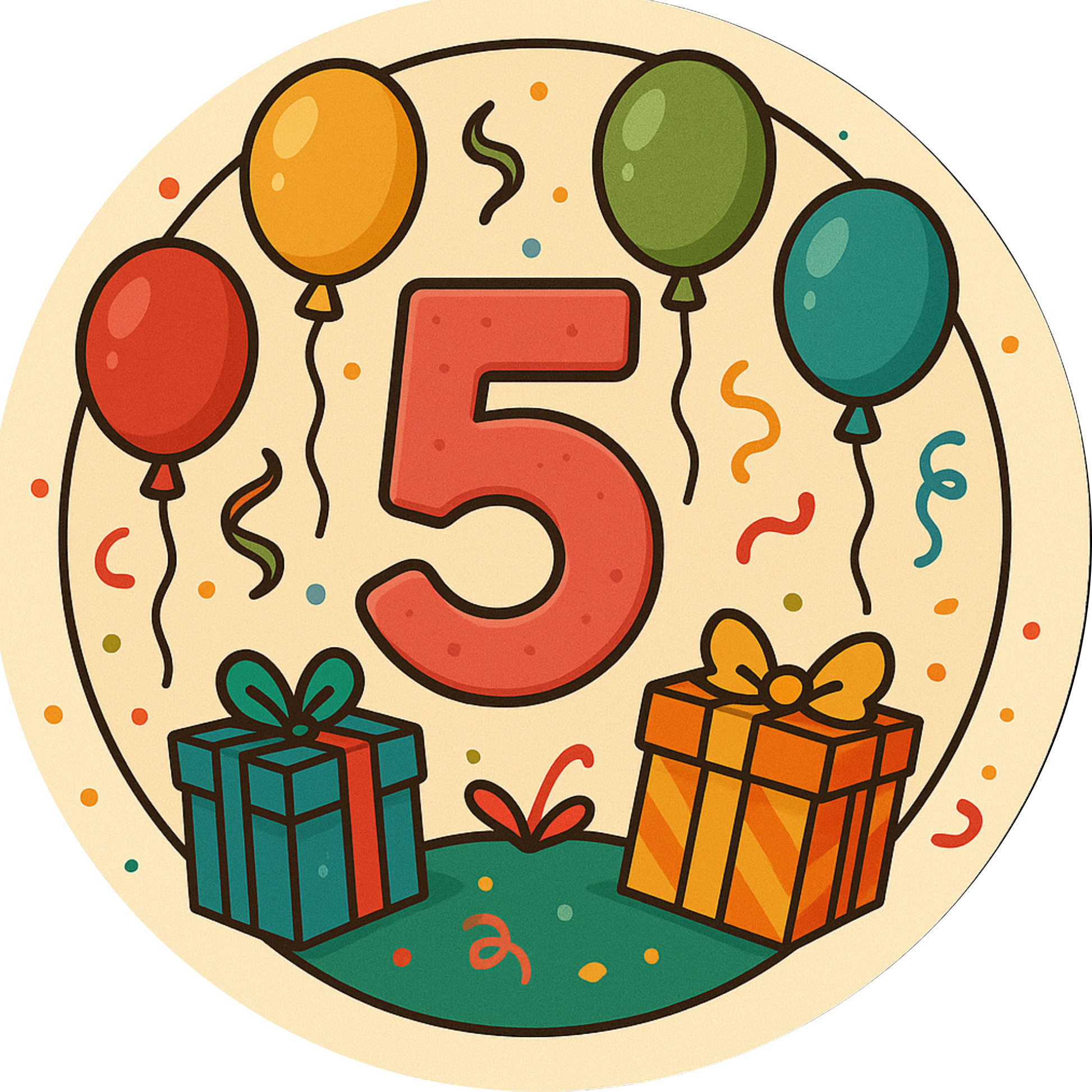 Tortenaufleger Kindergeburtstag-Motive – Essbares Fondantbild (Kinder & Teenies, rund ∅ 20 cm) Tisch&Torte