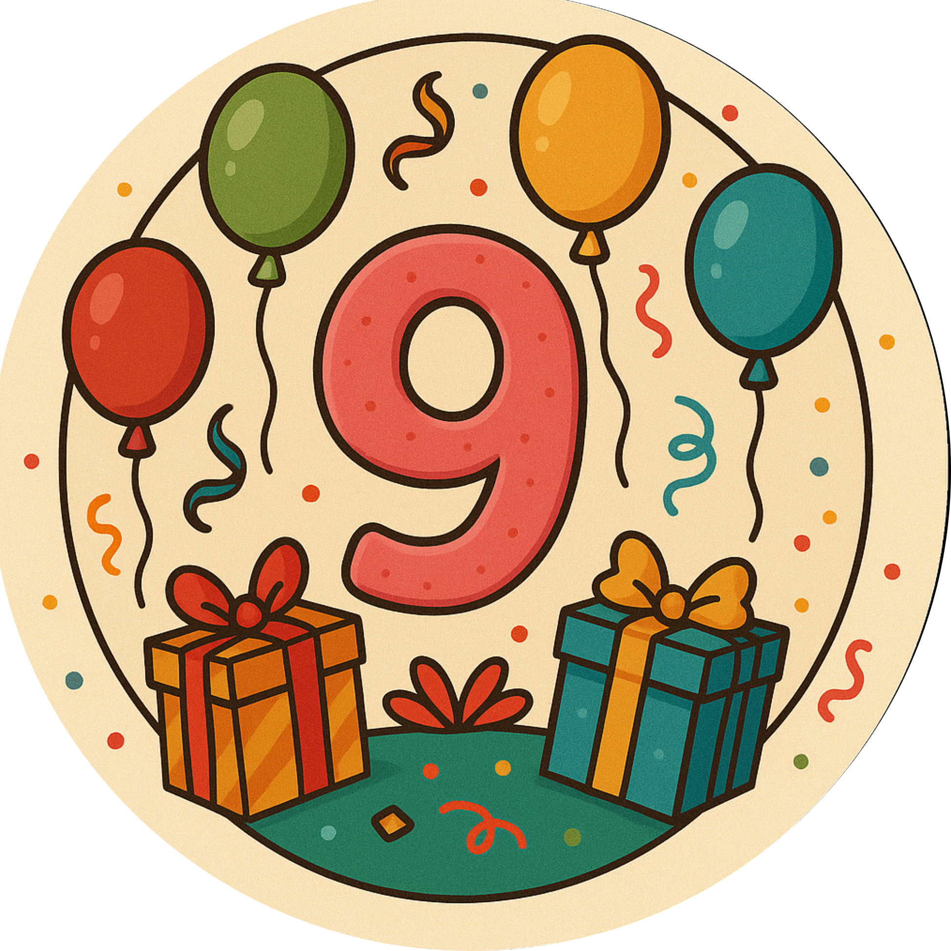 Tortenaufleger Kindergeburtstag-Motive – Essbares Fondantbild (Kinder & Teenies, rund ∅ 20 cm) Tisch&Torte